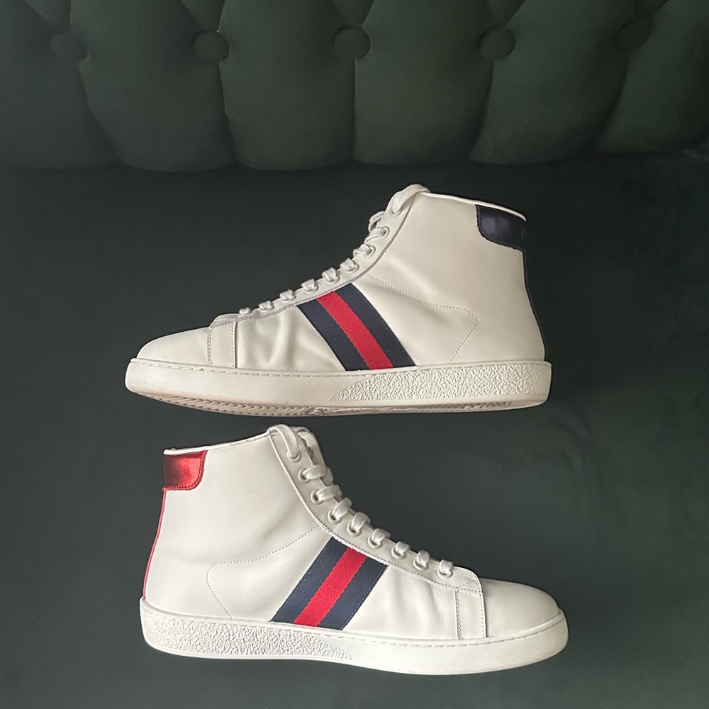 Gucci High Tops With The Bumblebee And Original Box - Picture 4 of 12